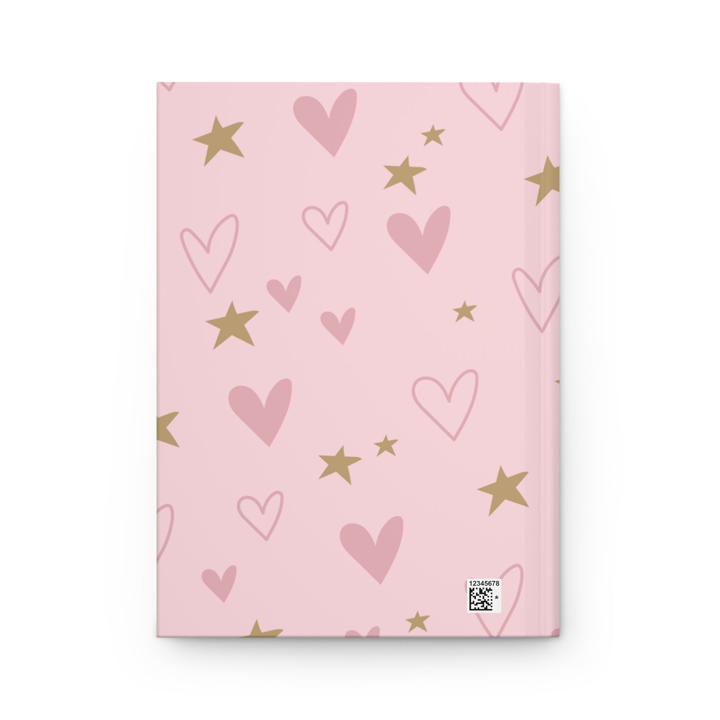 Do Amazing Things Heart and Star Pink Hardcover Journal Matte