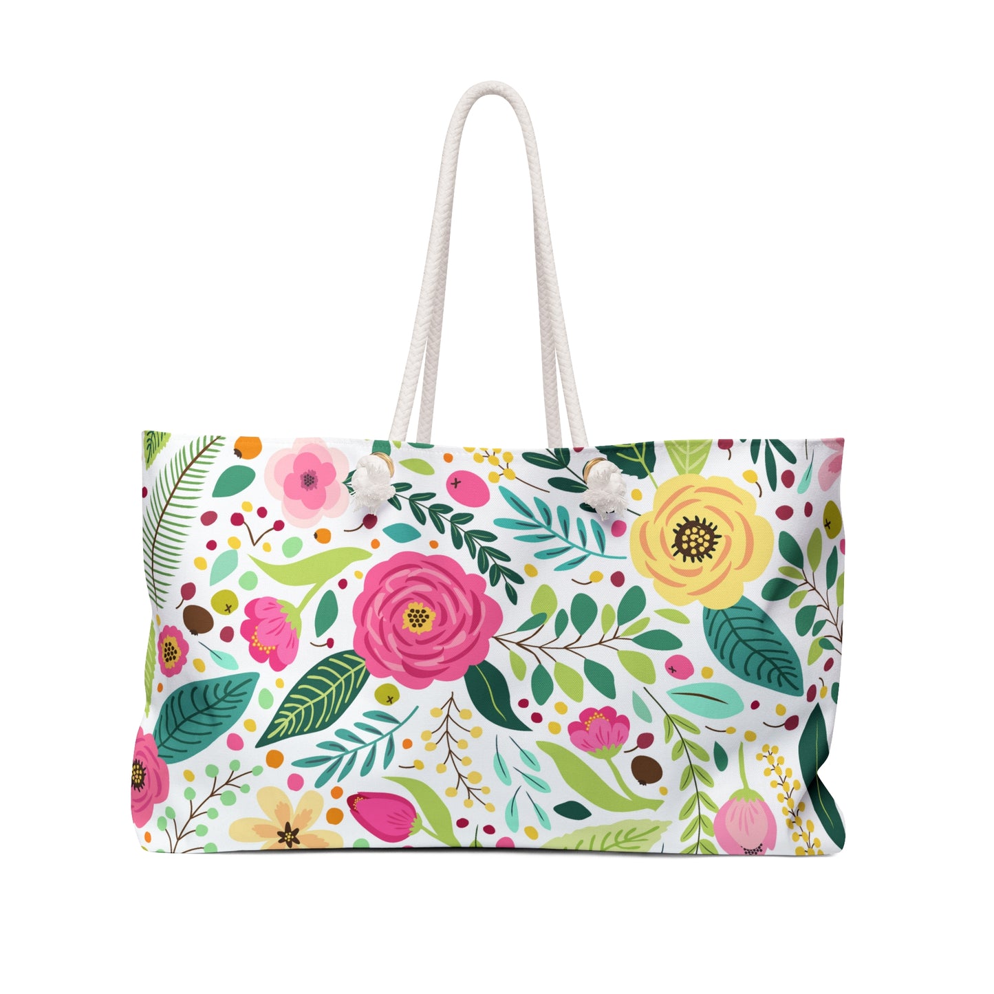 Bright Floral Weekender Bag