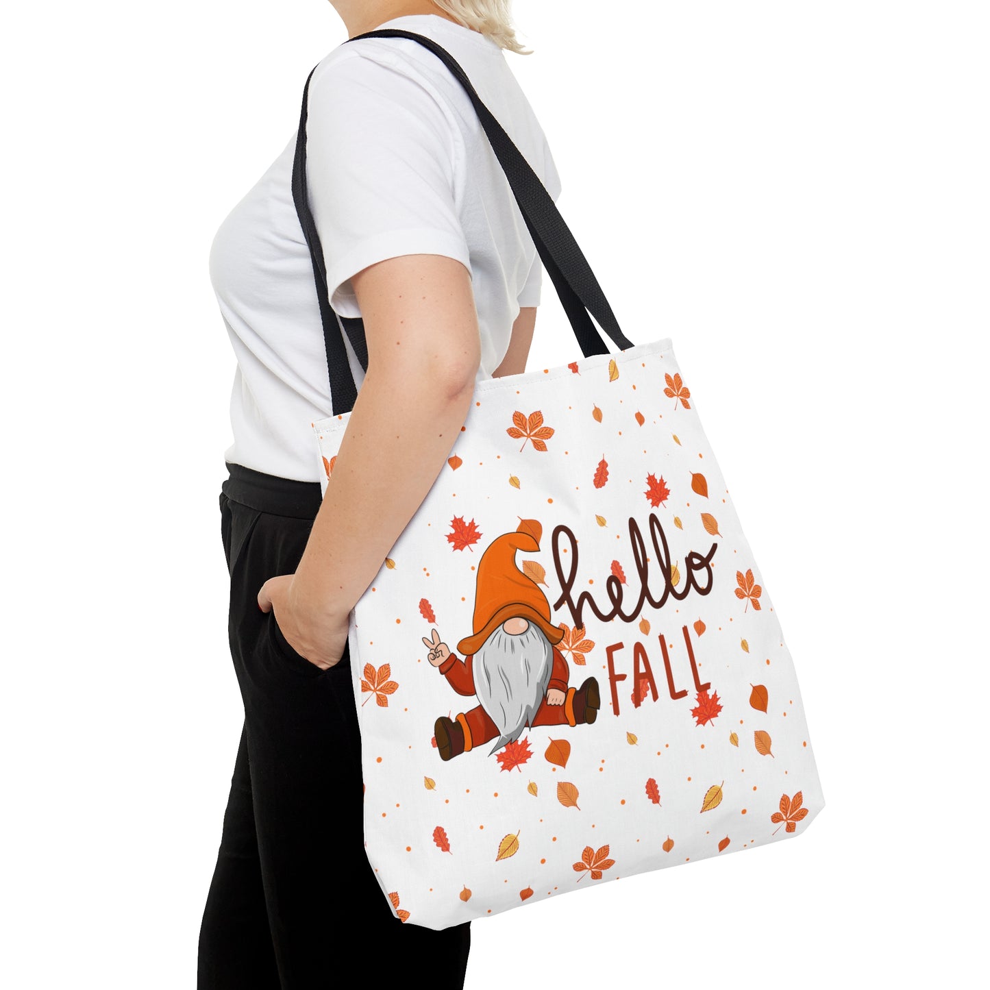 Hello Fall Gnome Tote Bag