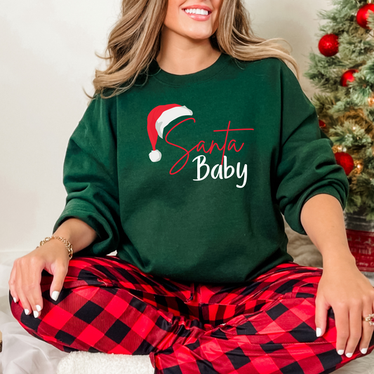 Santa Baby Unisex Heavy Blend™ Crewneck Sweatshirt