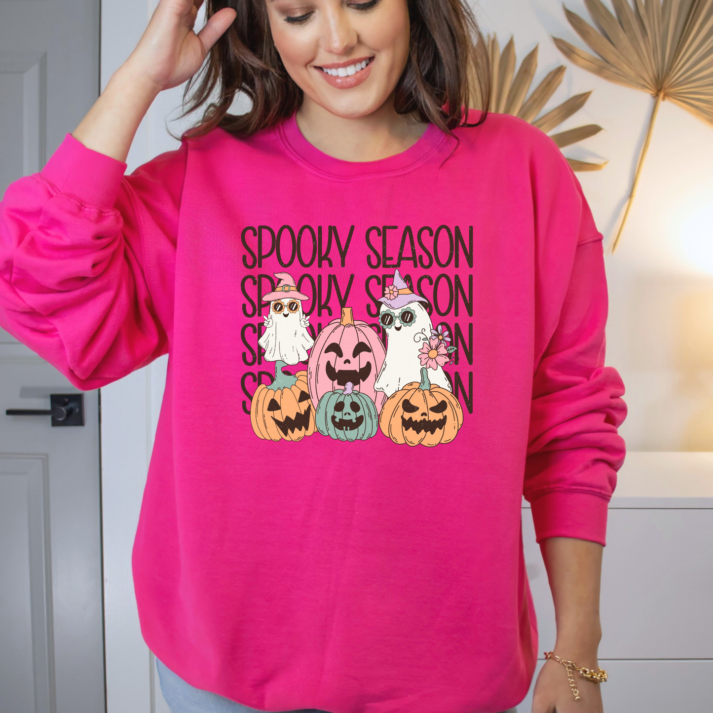 Spooky Season Retro Halloween Unisex Heavy Blend™ Crewneck Sweatshirt