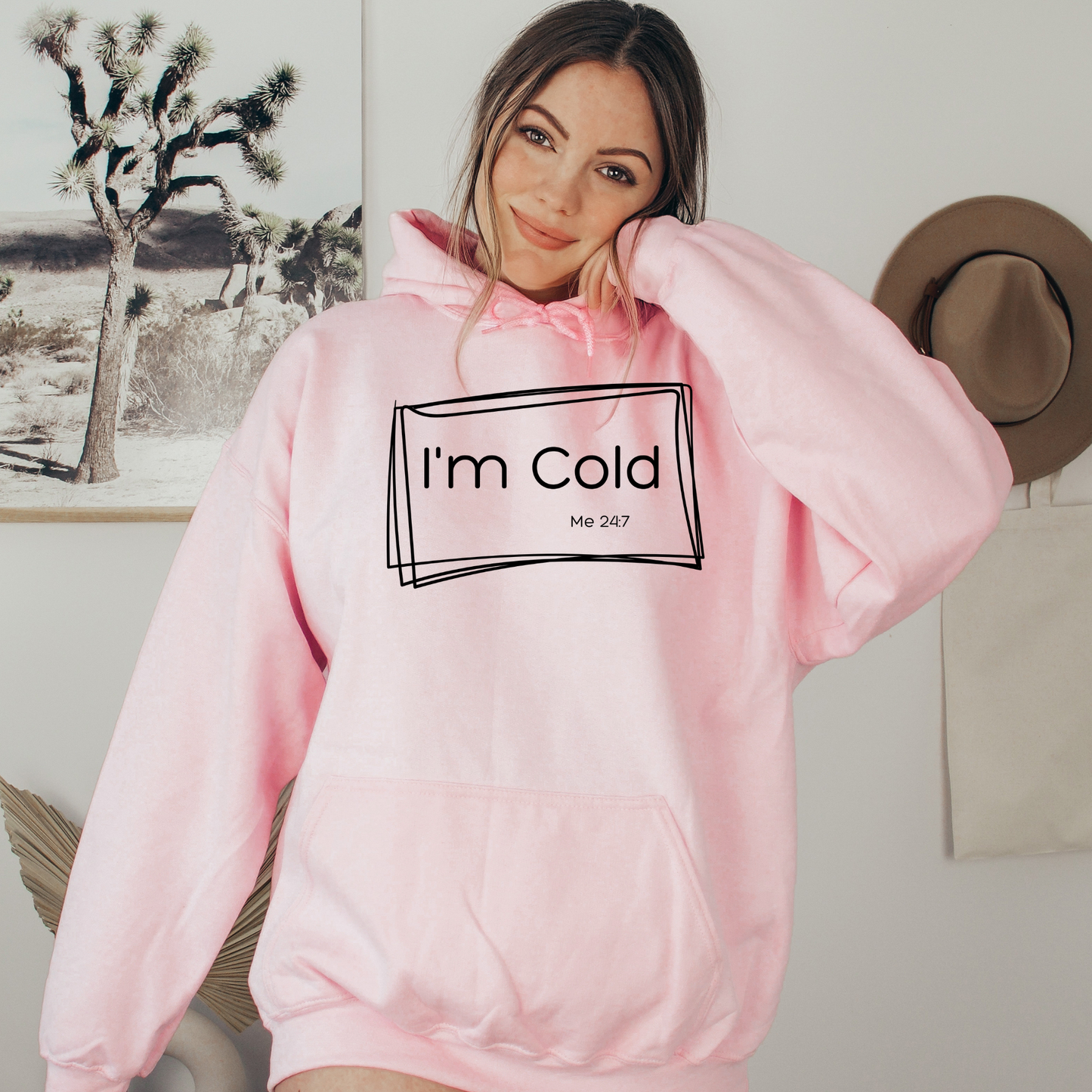I'm Cold 24:7 Unisex Heavy Blend™ Hooded Sweatshirt