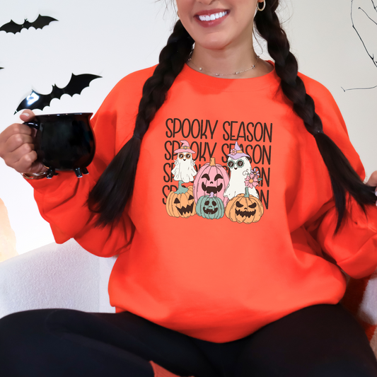 Spooky Season Retro Halloween Unisex Heavy Blend™ Crewneck Sweatshirt