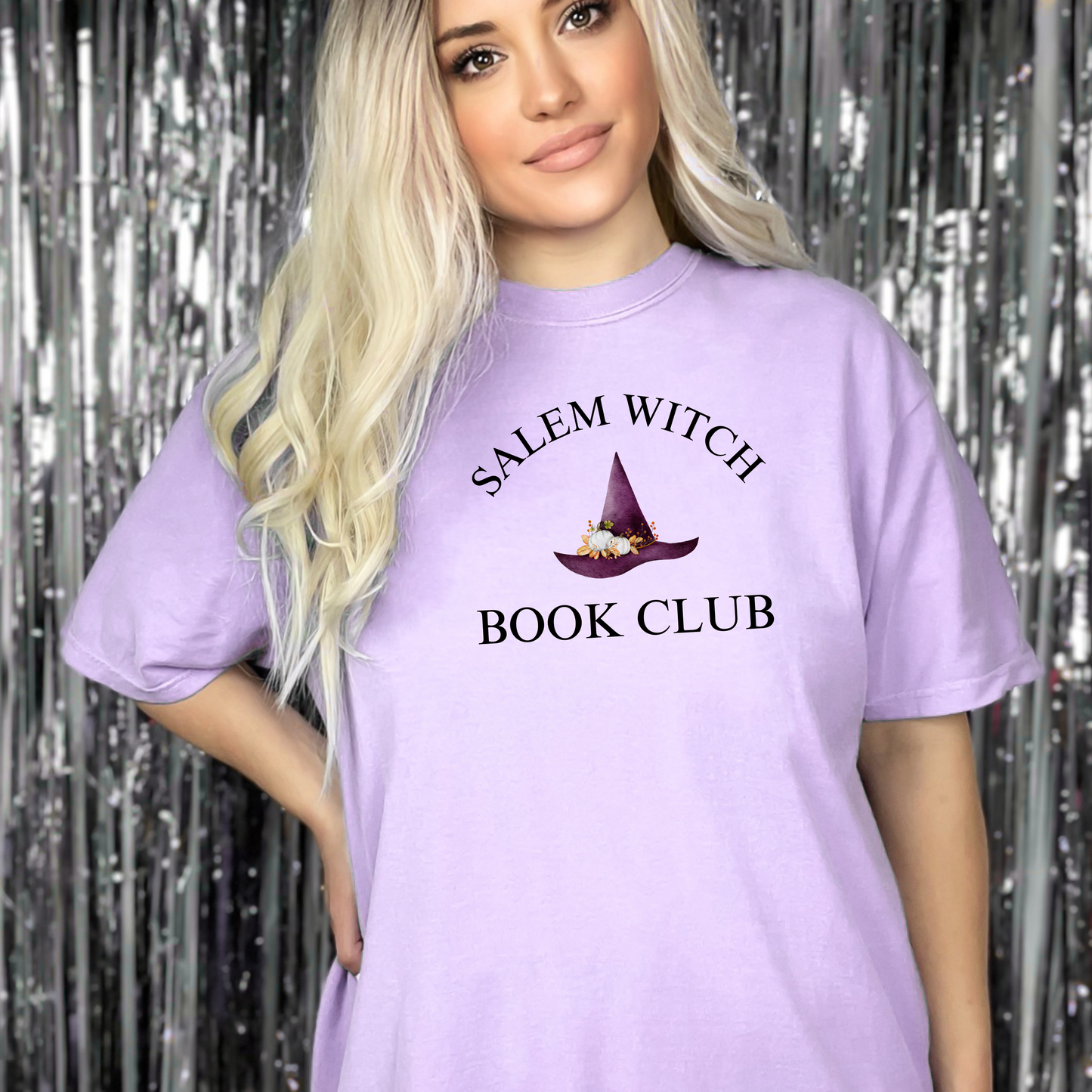 Salem Witch Book Club Comfort Color Unisex Garment-Dyed T-shirt