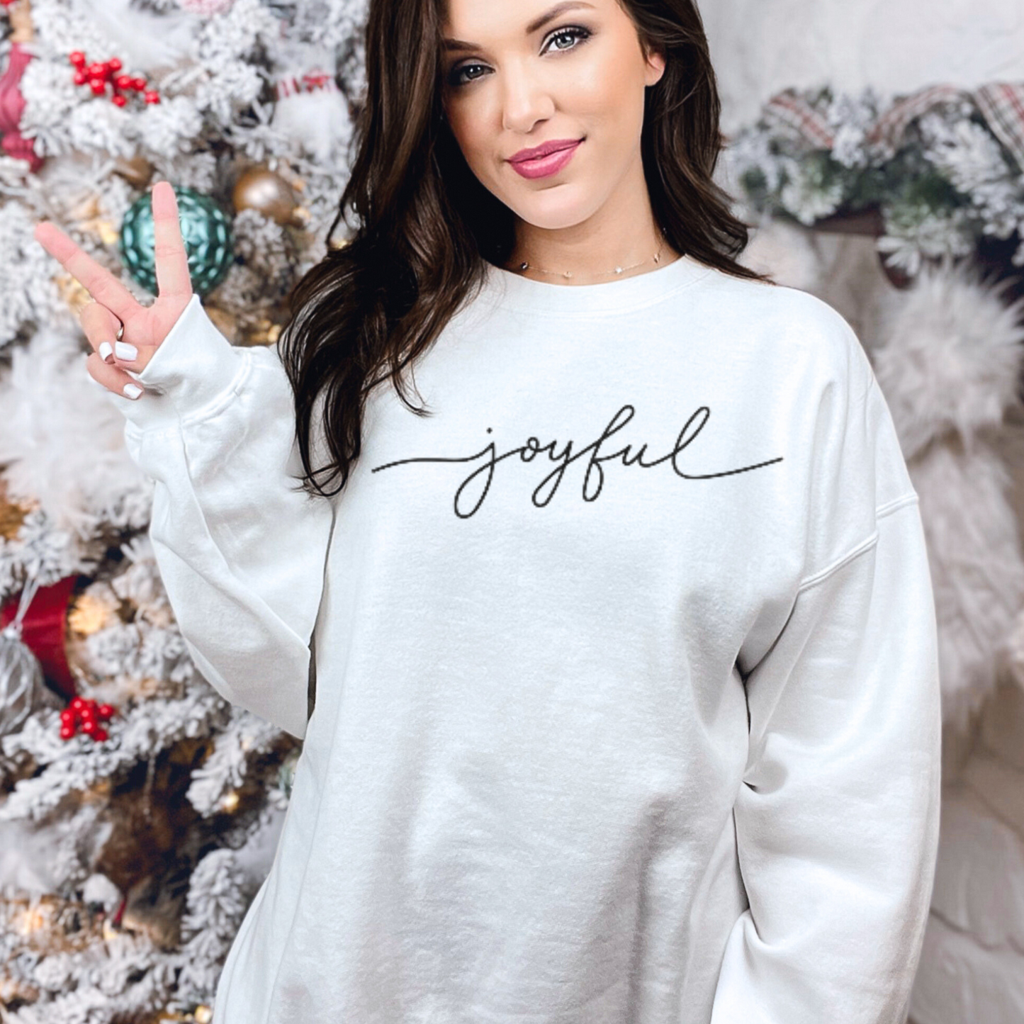 Joyful Christmas Unisex Heavy Blend™ Crewneck Sweatshirt