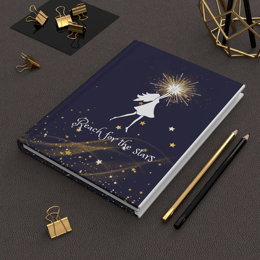 Reach for the Stars Hardcover Journal Matte